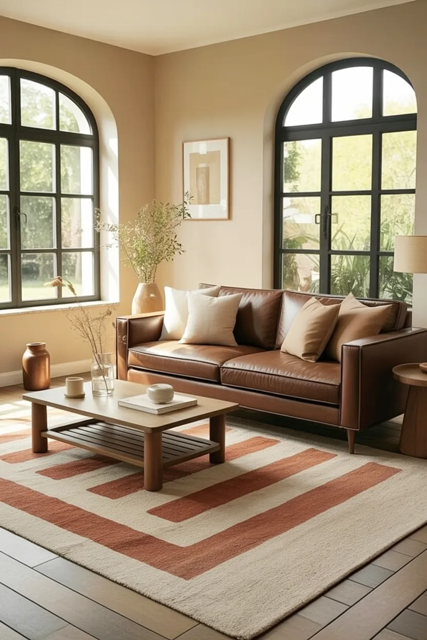 12. Earthy Rugs Make Everything Come Together