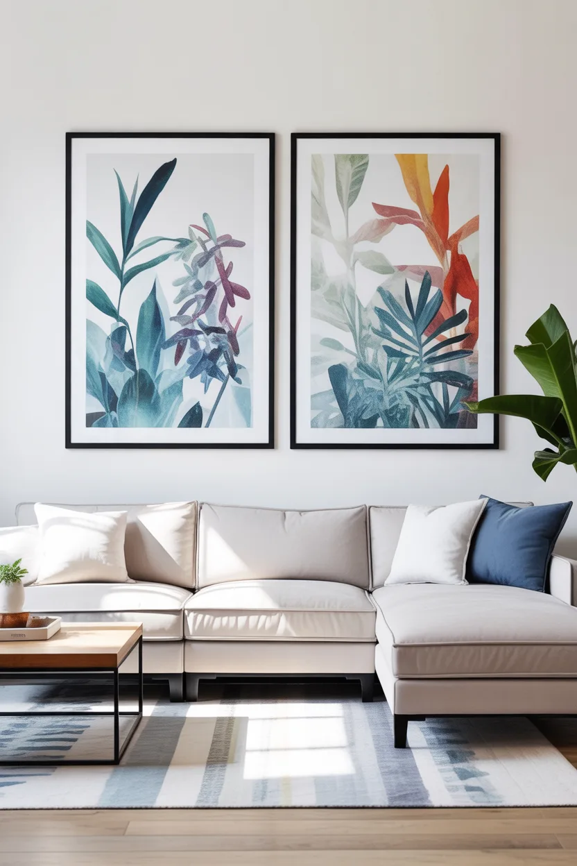 A Pair of Framed Prints for That Balanced Look