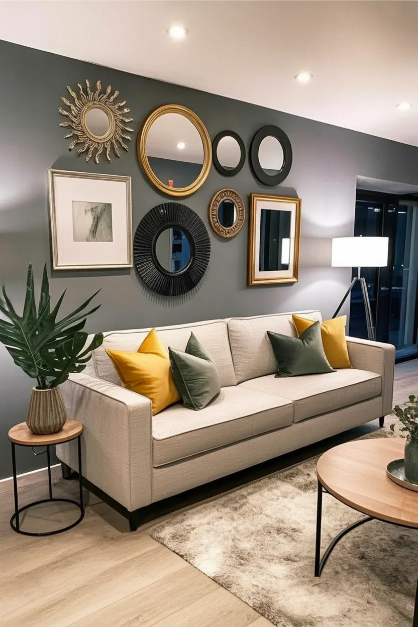 A Round Mirror for Light and Balance