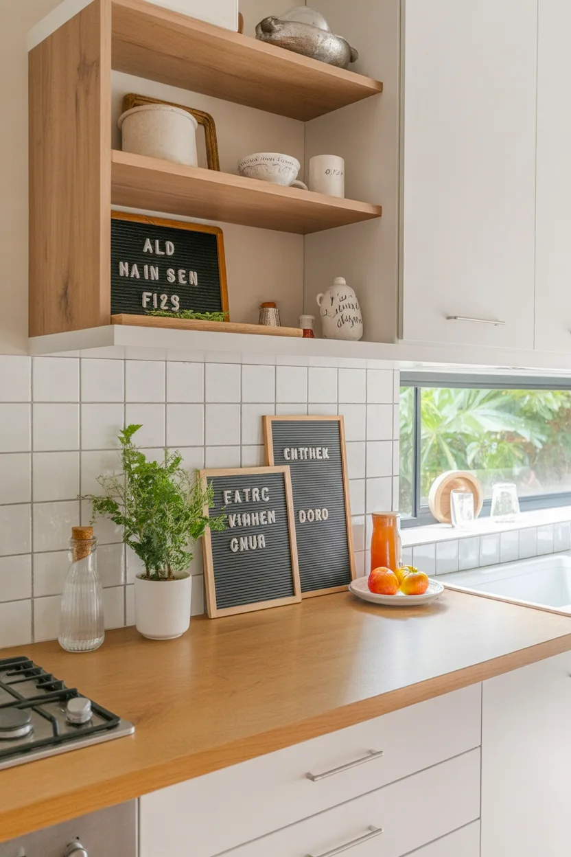 This decor design represents above kitchen cabinet decor ideas to style empty spaces