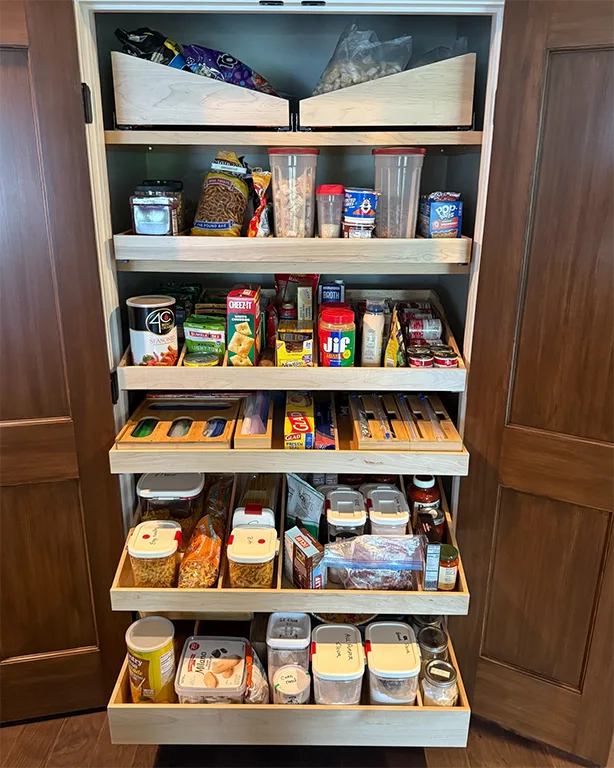 Install Pull Out Shelves for Easy Access copy