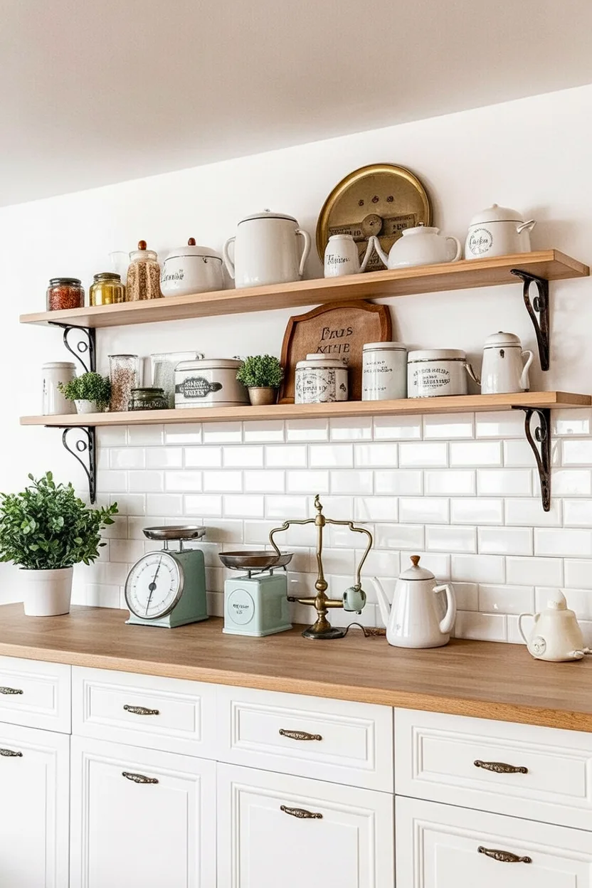 This decor design represents above kitchen cabinet decor ideas to style empty spaces