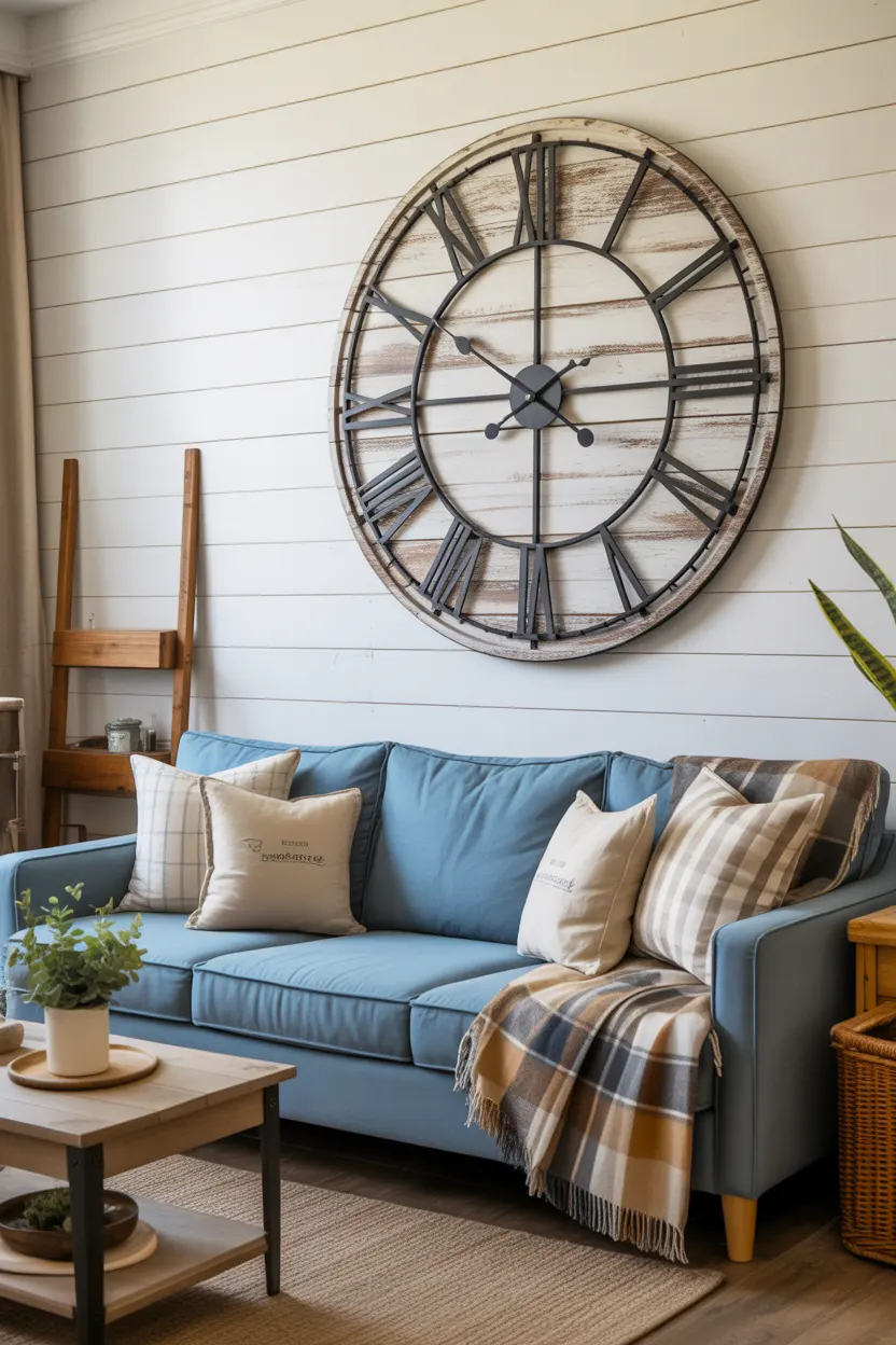 Oversized Clock That Doubles as a Statement Piece
