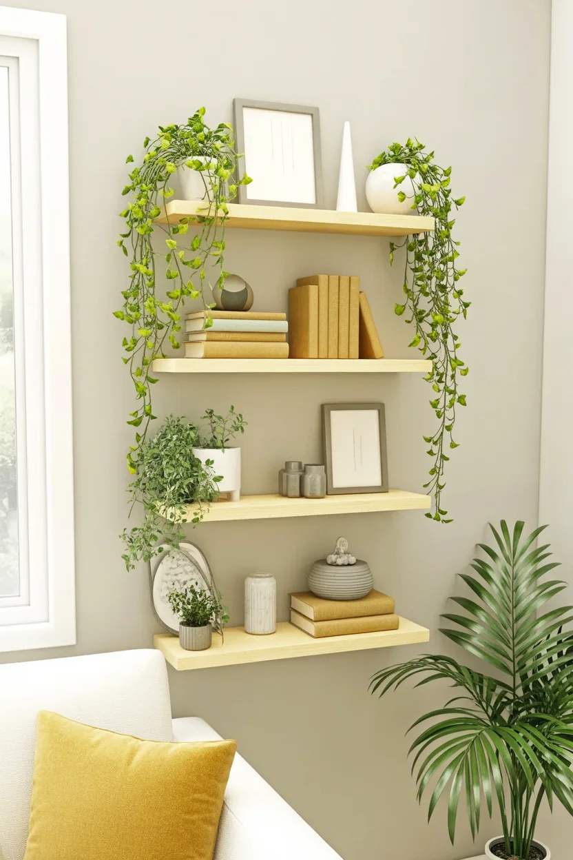 Stack Them High With Plants and Books