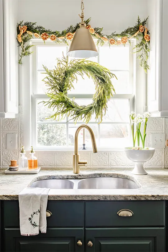 Decorate the Window Above Kitchen Sink
