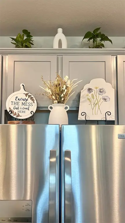Top of Fridge Decor Ideas