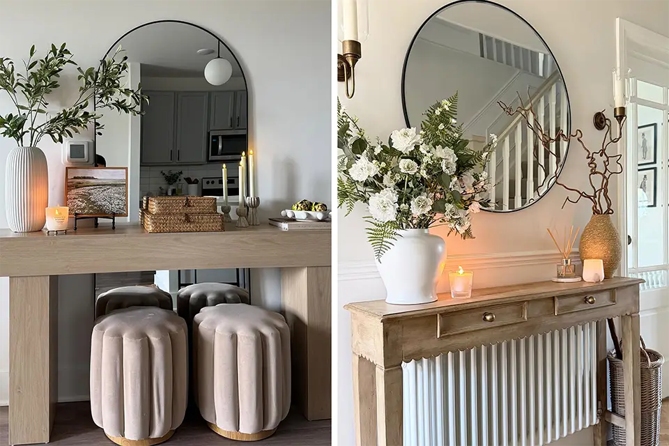 Entryway Table Decor Ideas