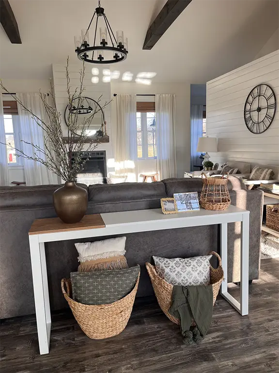Sofa Table Decor Ideas