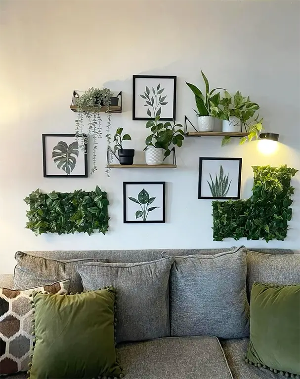 Decorate a Living Room with Plants