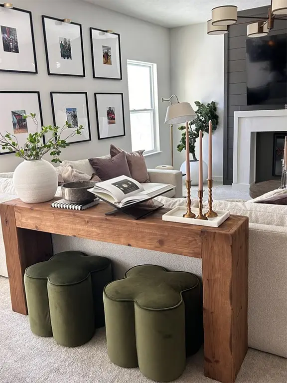 Sofa Table Decor Ideas