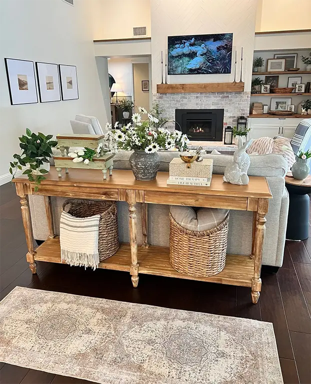 Sofa Table Decor Ideas