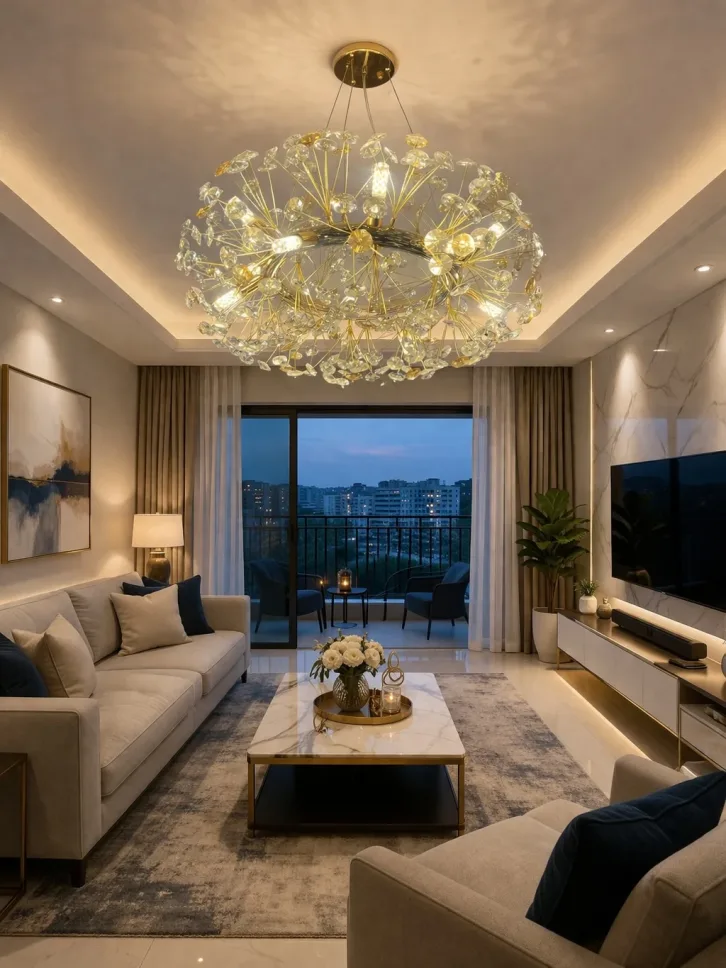 Living Room Ceiling Lighting Ideas