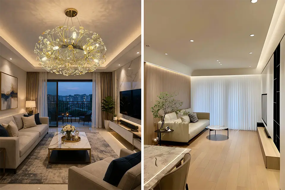 Living Room Ceiling Lighting Ideas