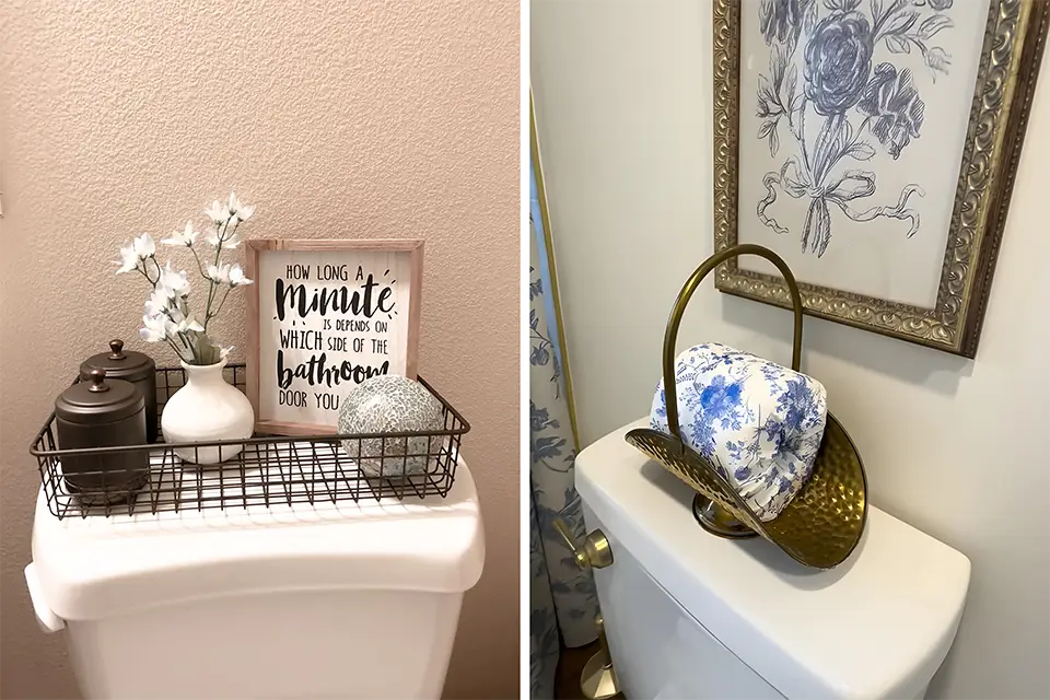 Toilet Tank Decor Ideas