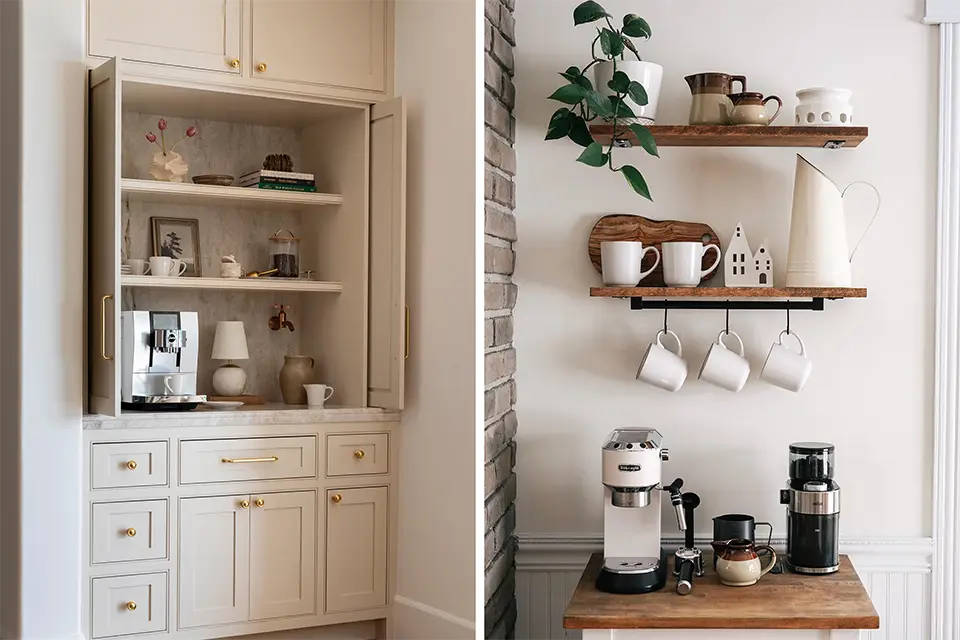 Coffee Bar Ideas For Small Spaces